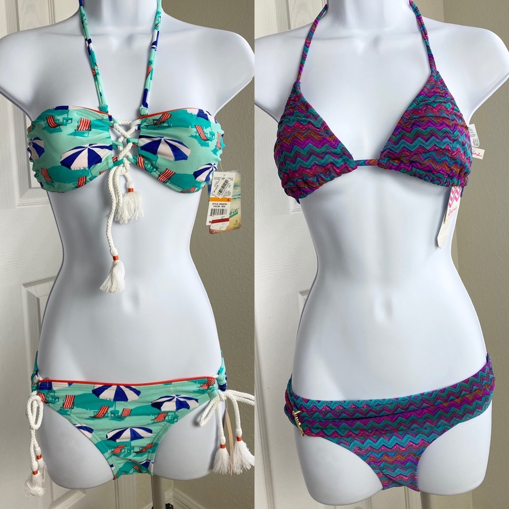 Hobie and Raisins, Size S, 2 set of bikinis